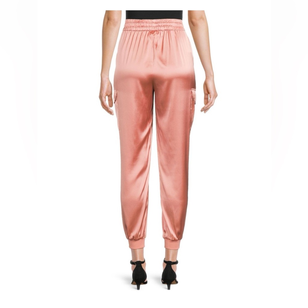 NWT CAMI NYC Silk Blend Pink Joggers Pants Sz S - Picture 2 of 14